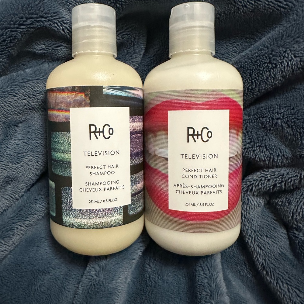 R+Co Television Shampoo and Conditioner Set